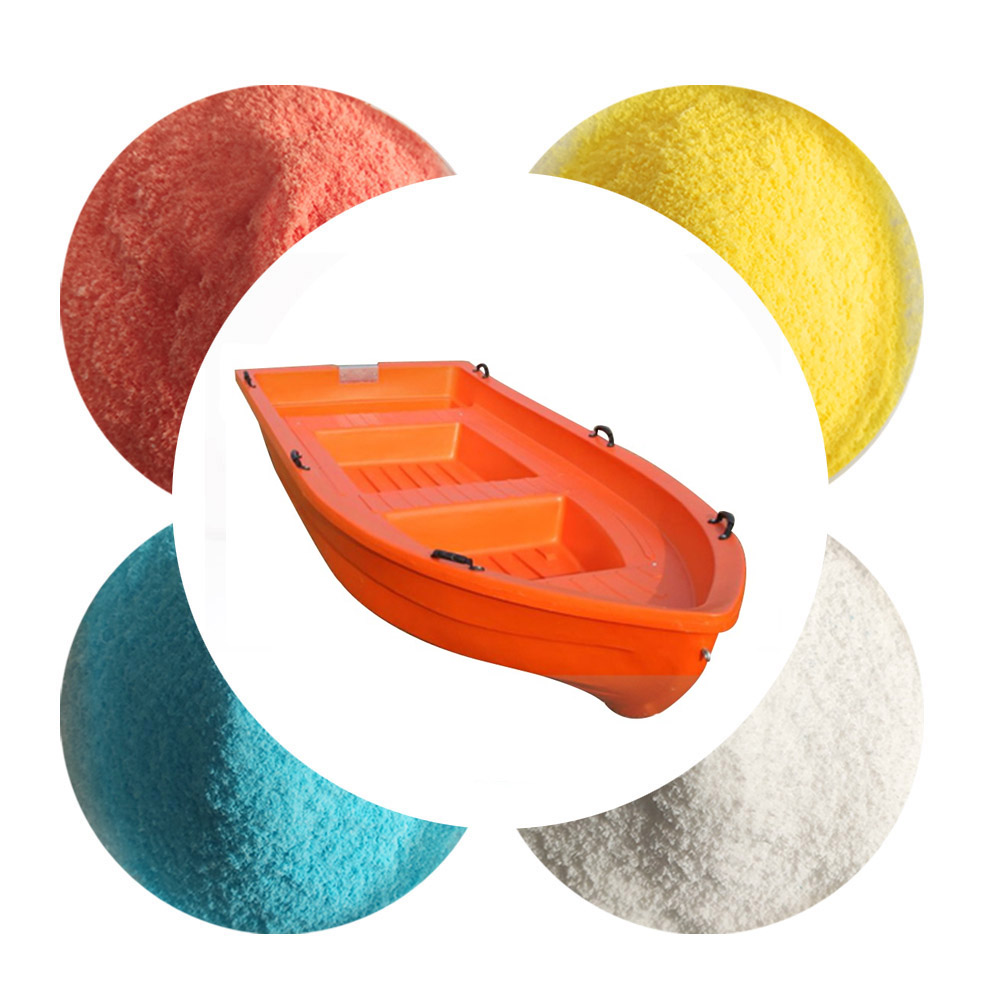 Roto Grade HDPE สำหรับกล่องพายเรือคายัคและอุปกรณ์เชลล์ผงผสมผงความหนาแน่นสูง